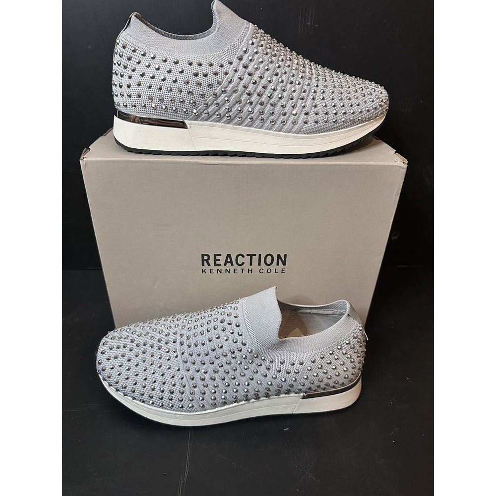 Kenneth Cole Reaction Women's Grey Gray Cameron Jewel Jogger -  SZ 12 Wide
